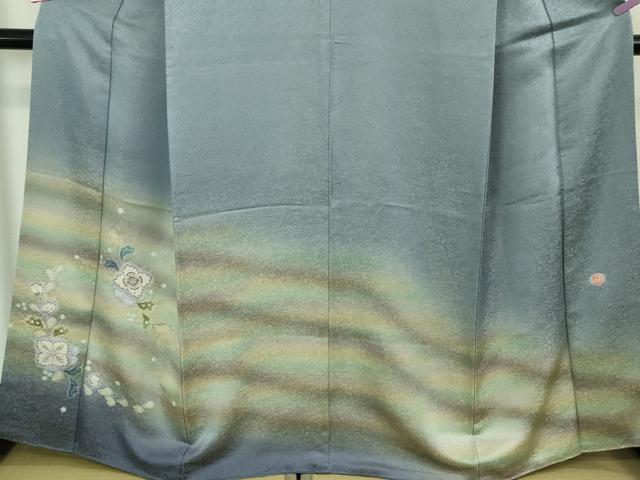 平和屋本店●極上 久保田一竹 幻の辻が花 訪問着 暈し染め 金通し地 逸品 DZAB2470kh6