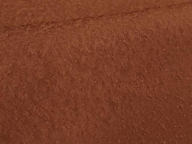 平和屋着物●極上 本草木染作家 瑞寶 色無地 茶色 逸品 未使用 DZAB2509kh6