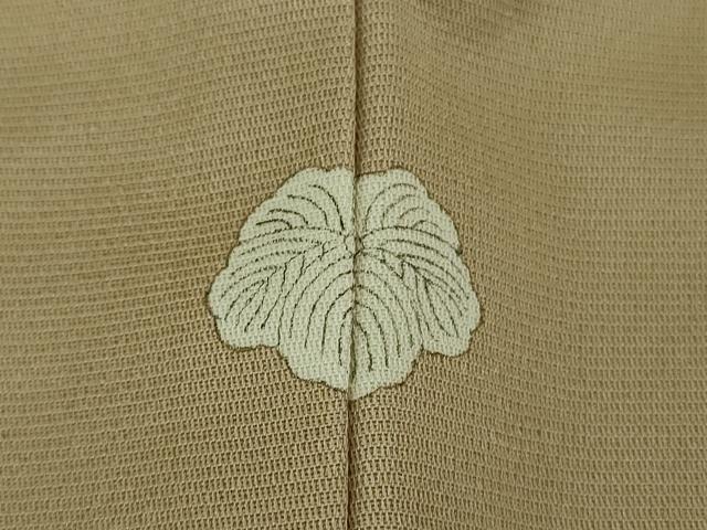 平和屋着物●極上 色留袖 駒刺繍 松葉 白茶色地 金彩 逸品 DZAB2557kh6