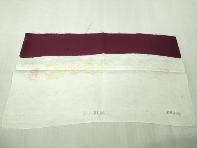 平和屋着物●極上 小紋 七宝文様 反端付き 逸品 DZAB2568kh6