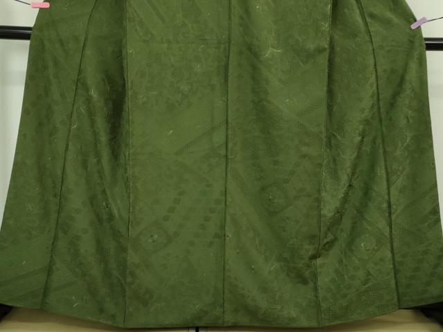 平和屋着物●極上 中国三大刺繍 スワトウ刺繍 汕頭刺繍 相良刺繍 総刺繍 訪問着 色無地 革色 花唐草文 逸品 DZAB2590kh6