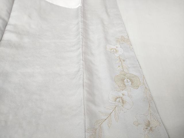 平和屋着物●極上 色留袖 御縫取 寿光織 胡蝶蘭 優美な香り 暈し染め 金銀糸 ほていや扱い 反端付き 逸品 DZAB2594kh6