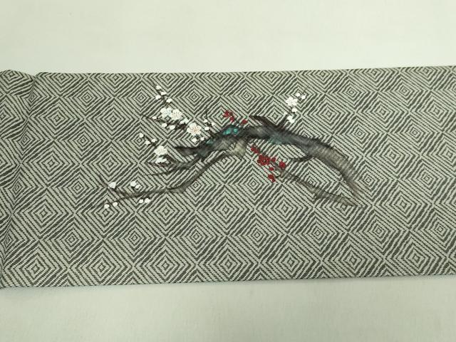 平和屋着物●極上 九寸名古屋帯 手描き 龍 金銀彩 鈴乃屋扱い 逸品 DZAB2625kh6