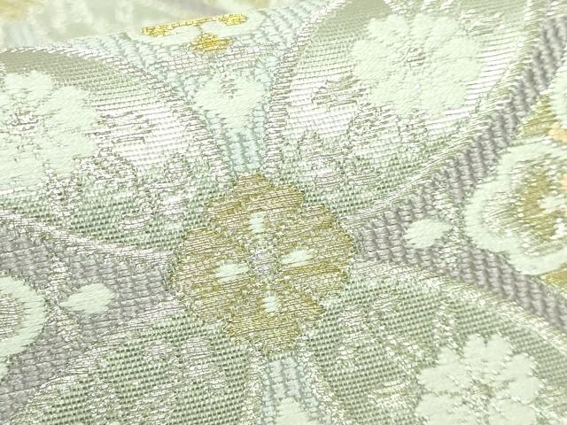 平和屋着物●極上 両面 六通柄袋帯 唐織 七宝華紋 彩麗 金銀糸 逸品 DZAB2631kh6
