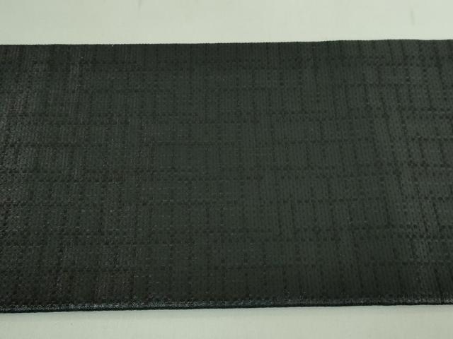 平和屋着物●極上 九寸名古屋帯 手描き 夜桜 黒地 逸品 DZAB2650kh6