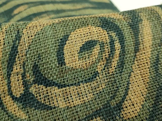 平和屋本店*極上 夏物 八寸名古屋帯 渦 科布 逸品 DZAB2681kh6