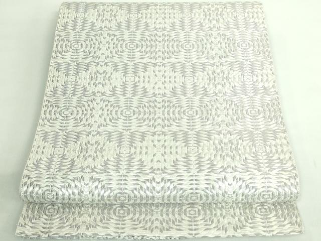 平和屋本店●極上 本場筑前博多織 大倉織物 誠之輔 八寸名古屋帯 琥珀織 逸品 DZAB2684kh6
