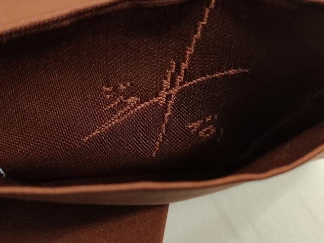 平和屋着物●極上 世界的人形師 辻村寿三郎 ジュサブロー 六通柄袋帯 花兎 錆色地 逸品 DZAB2692kh6