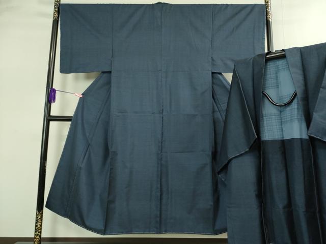 平和屋着物■極上 男性 本場大島紬 アンサンブル 長羽織 100亀甲 総詰め 逸品 未使用 DZAB2703kh6