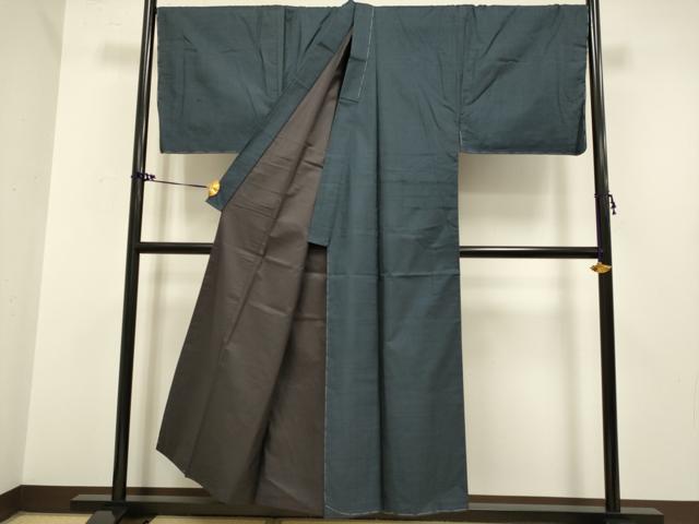 平和屋着物●極上 男性 本場大島紬 アンサンブル キングサイズ 100亀甲 総詰め 山川ヨシ作 羽裏・龍虎 証紙付き 逸品 未使用 DZAB2713kh6