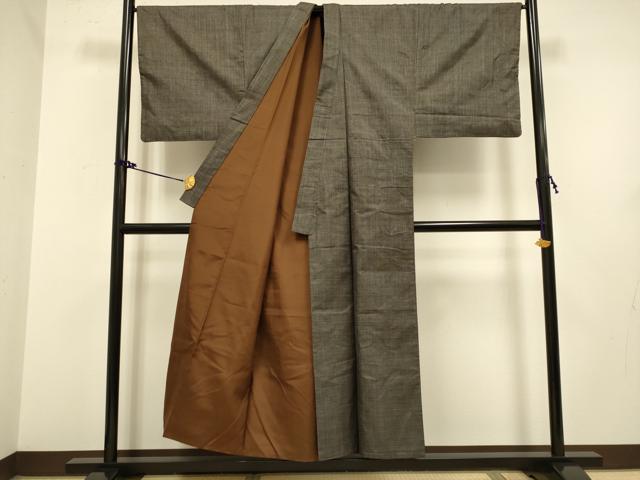 平和屋着物■極上 男性 本場大島紬 アンサンブル 長羽織 100亀甲 総詰め 逸品 DZAB2716kh6