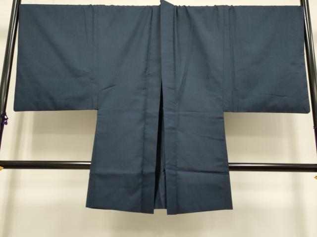 平和屋着物■極上 男性 お召 アンサンブル キングサイズ 長羽織 亀甲柄 羽裏・虎 逸品 DZAB2723kh6