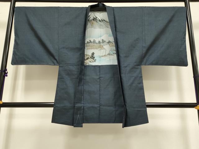 平和屋着物■極上 男性 本場大島紬 アンサンブル 長羽織 100亀甲 総詰め 逸品 未使用 DZAB2726kh6