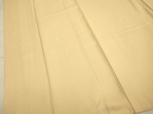 平和屋着物●極上 色無地 淡黄色 逸品 未使用 DZAB2730kh6