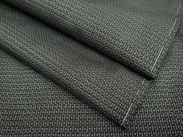 平和屋着物●極上 男性 本場大島紬 アンサンブル 100亀甲 総詰め 逸品 未使用 DZAB2746kh6