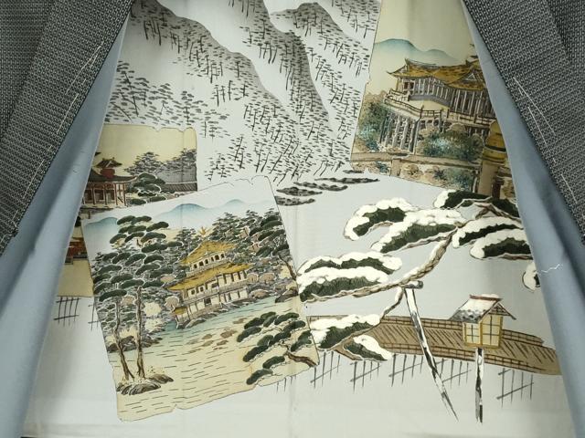 平和屋着物●極上 男性 本場大島紬 アンサンブル 100亀甲 総詰め 逸品 未使用 DZAB2746kh6