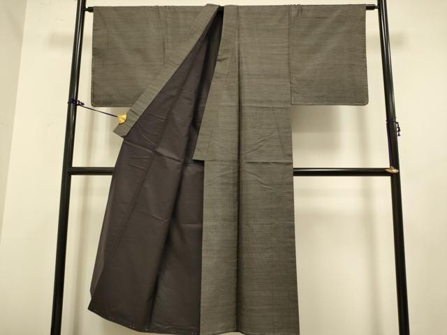 平和屋着物■極上 男性 本場大島紬 アンサンブル 長羽織 逸品 未使用 DZAB2749kh6