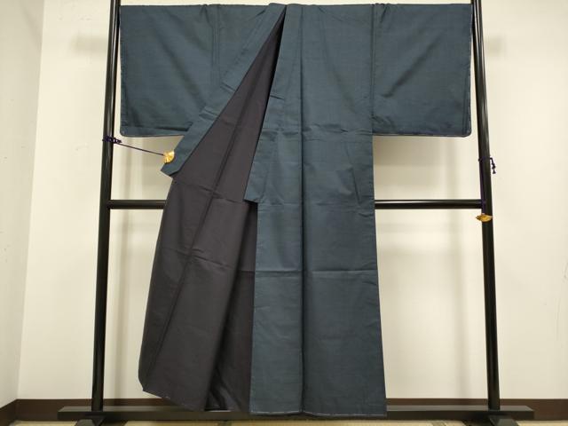 平和屋着物■極上 男性 本場大島紬 アンサンブル キングサイズ 長羽織 100亀甲 総詰め 証紙付き 逸品 未使用 DZAB2752kh6