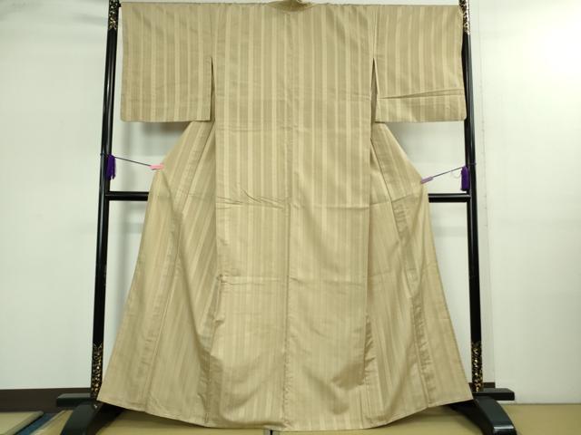 平和屋着物▽極上 献上紬 博多織 単衣 逸品 DZAB2819kh6