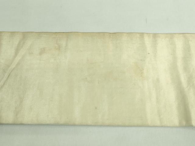 平和屋本店●極上 アンティーク 大正ロマン 九寸名古屋帯 総手刺繍 カモメ 船 金銀糸 逸品 DZAB2874kh6