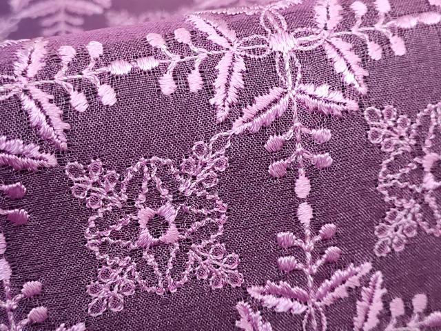 平和屋着物●極上 全通柄袋帯 オーガンジー 格子花菱文 証紙付き 逸品 DZAB2906kh6