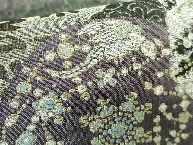 平和屋着物●極上 両面 全通柄袋帯 正倉院宝物八拾八紋様 金糸 逸品 DZAB2943kh6