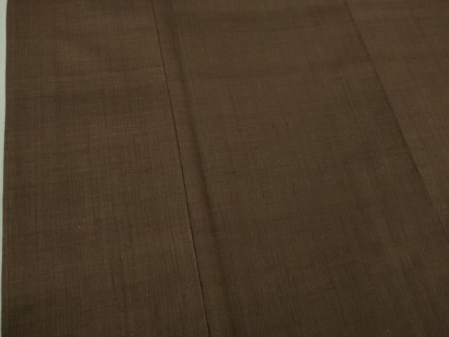 平和屋着物●極上 本場結城紬 重要無形文化財 色無地 憲法色地 逸品 DZAB2975kh6