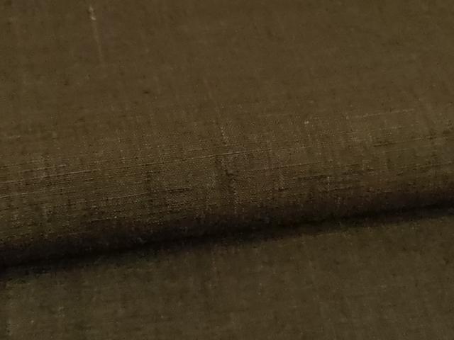 平和屋着物●極上 本場結城紬 重要無形文化財 色無地 憲法色地 逸品 DZAB2975kh6