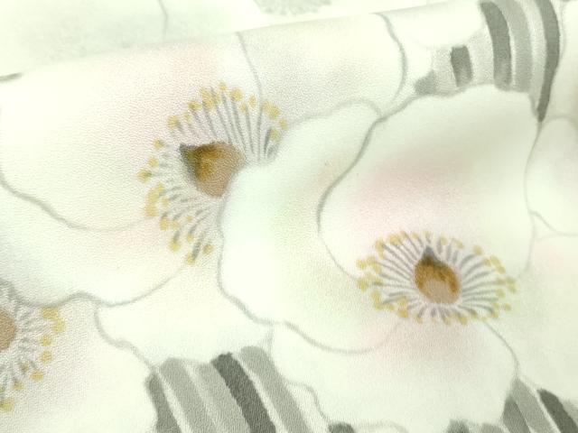 平和屋本店●極上 訪問着 作家物・瑞晃 手描き 胡蝶蘭 暈し染め 逸品 DZAB3022kh6