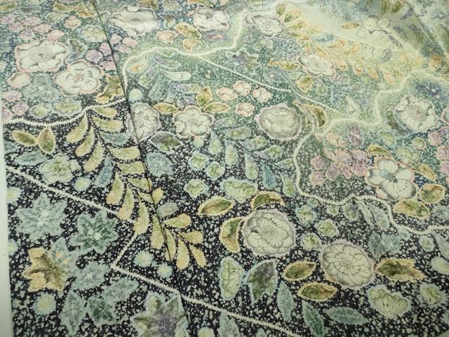 平和屋本店●極上 振袖 辻が花 暈し染め 逸品 DZAB3033kh6