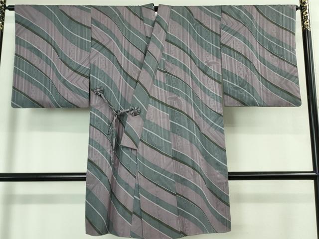 平和屋着物#極上 染色作家 斉藤三才 道中着 ロング丈 三才鳥 逸品 DZAB3052kh6