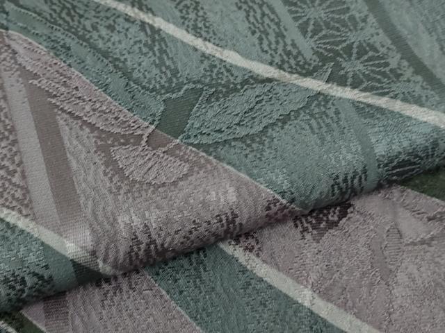 平和屋着物#極上 染色作家 斉藤三才 道中着 ロング丈 三才鳥 逸品 DZAB3052kh6