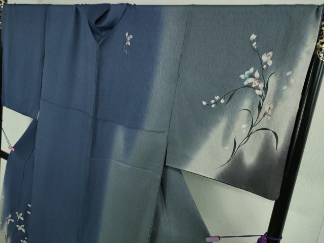 平和屋着物●極上 訪問着 手描き 草花文 暈し染め 金彩 やまと誂製 逸品 DZAB3065kh6