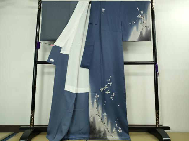 平和屋着物●極上 訪問着 手描き 草花文 暈し染め 金彩 やまと誂製 逸品 DZAB3065kh6