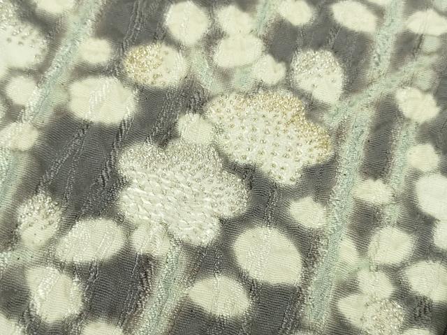 平和屋本店●極上 十日町 名門 滝泰謹製 中国三大刺繍 相良刺繍 訪問着 おぼろ染め 襲絞り 笹梅文 暈し染め 銀糸 逸品 DZAB3075kh6