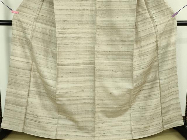 平和屋着物●極上 インド・アッサム 野蚕糸 手織 ムガシルク 逸品 DZAB3092kh6