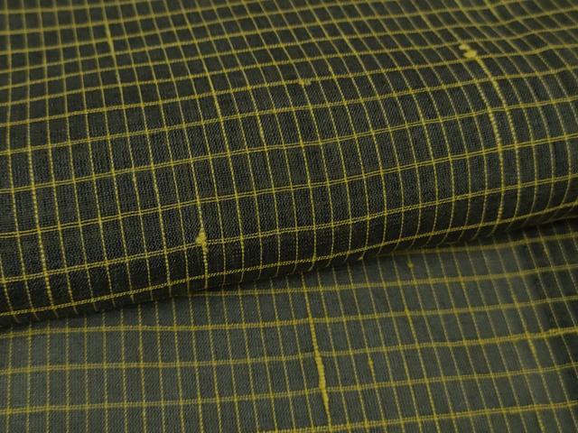 平和屋本店*極上 夏物 白たか上布 置賜紬 小松紀夫作 格子 証紙付き 逸品 DZAB3100kh6