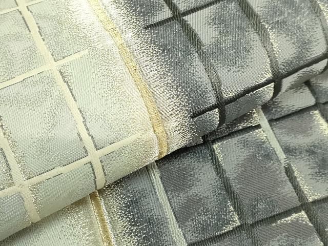 平和屋着物●極上 西陣の名門 加納幸謹製 六通柄袋帯 間道 金糸 逸品 DZAB3120kh6