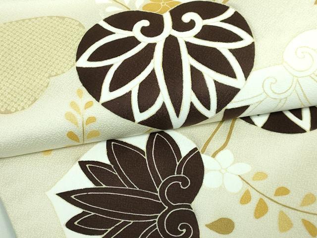 平和屋本店●極上 工芸キモノ野口 九寸名古屋帯 葵 逸品 DZAB3161kh6
