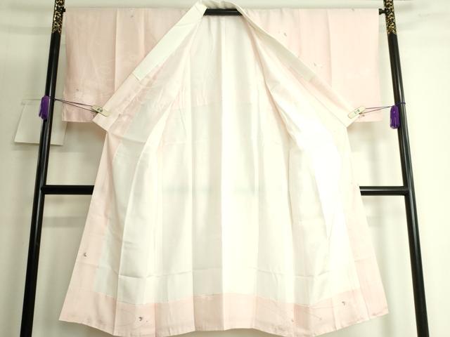 平和屋着物●上質な長襦袢 袷 糸車地紋 跳兎 さが美扱い 逸品 未使用 DZAB3196kh6