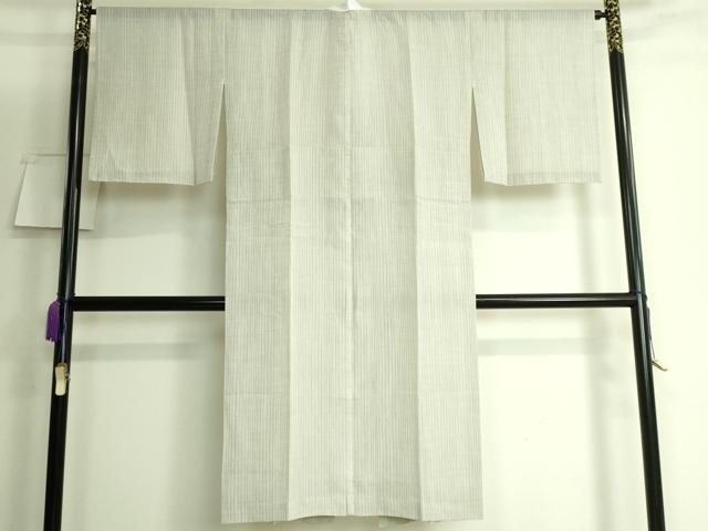 平和屋着物*夏物 長襦袢 小千谷本麻 紗 色地 反端付き 逸品 DZAB3200kh6