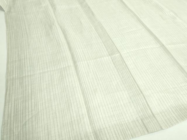 平和屋着物*夏物 長襦袢 小千谷本麻 紗 色地 反端付き 逸品 DZAB3200kh6