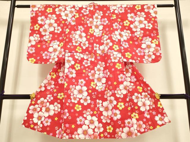 平和屋本店∴極上 夏物 子供 女の子 浴衣 舞桜 逸品 DZAB3227kh6