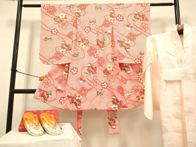 平和屋本店[]極上 七五三 女の子 3歳 祝着 三つ身・襦袢・草履セット