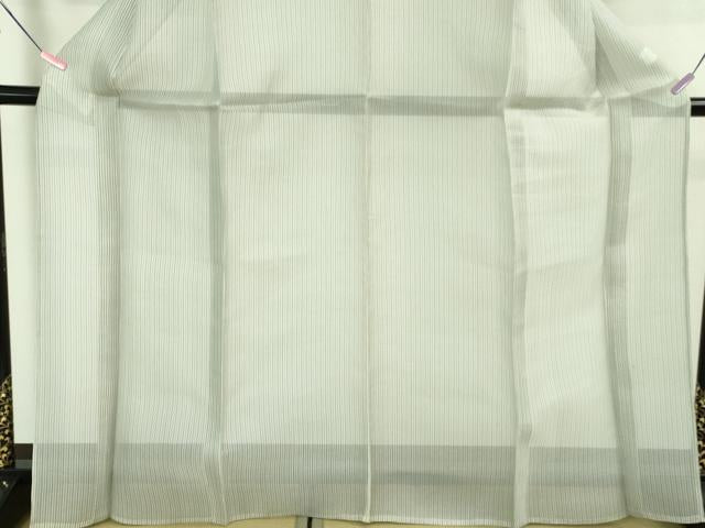 平和屋着物*極上 夏物 紗紬 縞 逸品 未使用 DZAB3262kh6