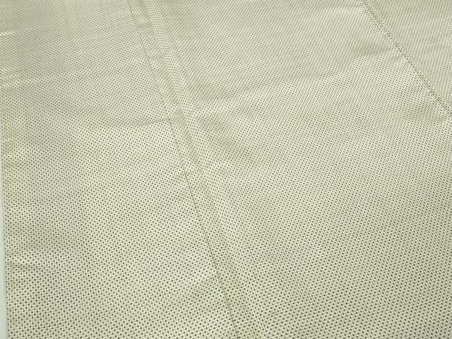 平和屋本店●極上 本場大島紬 白大島 一元絣 逸品 DZAB3267kh6