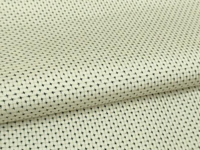 平和屋本店●極上 本場大島紬 白大島 一元絣 逸品 DZAB3267kh6