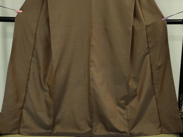 平和屋本店●希少 本場黄八丈 紬 手織 風通くずし 逸品 未使用 DZAB3276kh6