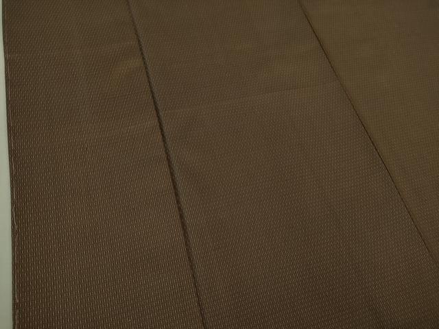 平和屋本店●希少 本場黄八丈 紬 手織 風通くずし 逸品 未使用 DZAB3276kh6
