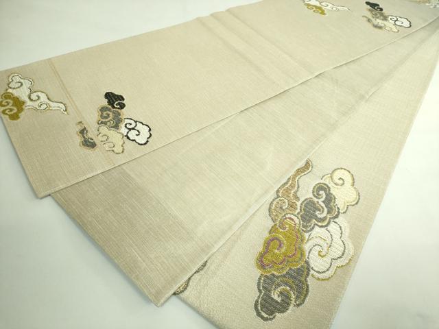 平和屋着物●極上 太鼓柄袋帯 雲龍 金銀糸 逸品 DZAB3324kh6